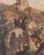 Gothic Depiction of a Medieval Battle Scene, Antique Original Oil Painting, Early 20th Century For Sale - Image 3 of 7