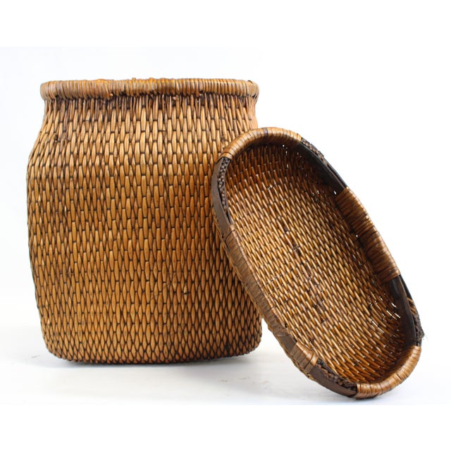 Basket With Removable Lid (Large) For Sale - Image 9 of 10