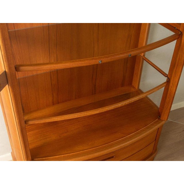 Wood Showcase Cabinet or Bookcase, 1980s For Sale - Image 7 of 13