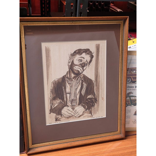 George Crionas Orginal watercolor signed and titled. Very early work 1955 was the earlies this is 1959 may be the rarest...