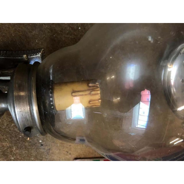 French Nickel-Plated Lanterns, 20th Century, Set of 2 For Sale - Image 6 of 13