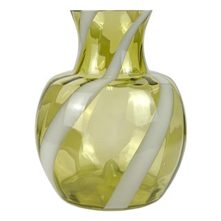 Mid-Century Modern Italian Art Glass Vase from Cristalleria Toscana, 1960s For Sale
