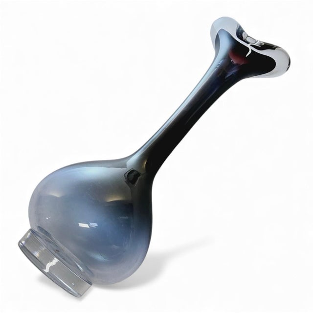 1960s TAN-SI Vase by Nils Landberg for Orrefors, 1960s For Sale - Image 5 of 7