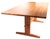 Mid Century Scandinavian Trestle Base Dining Table For Sale - Image 9 of 13
