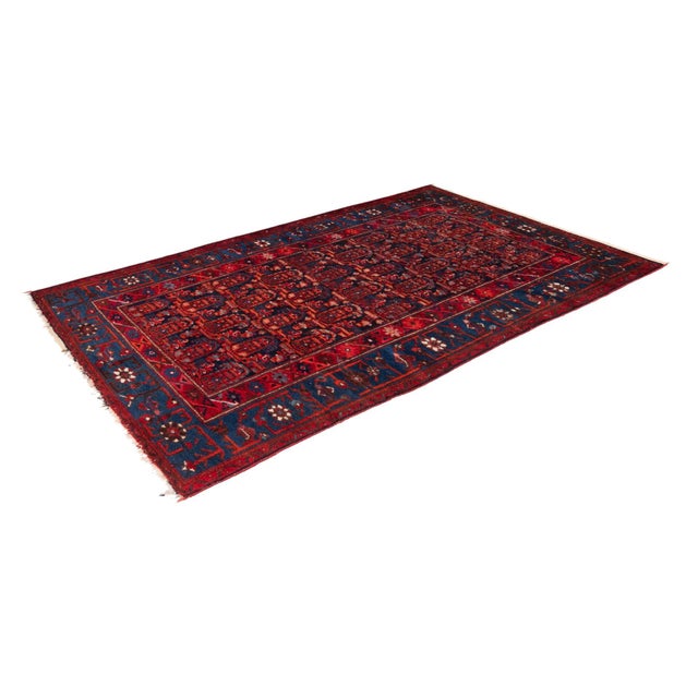 Refurbished Red Malayer Rug For Sale - Image 5 of 5