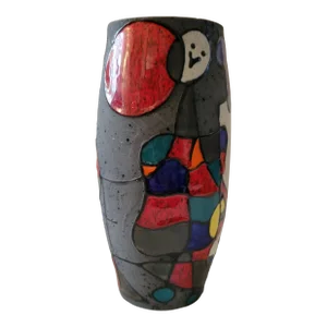 Vintage Italian "La Felle" Vase Attributed To Joan Miro