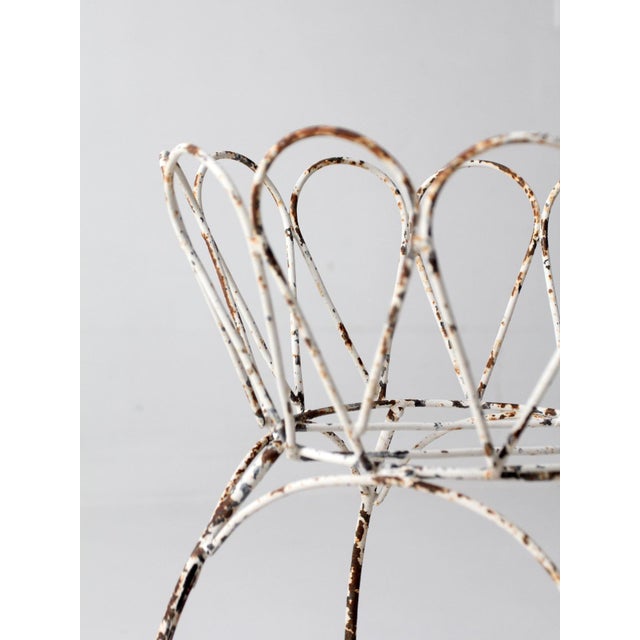 Vintage Metal Plant Stands Pair For Sale - Image 10 of 16