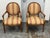 Design Plus Gallery presents a Pair of the Francesca French Louis XVI Upholstered Armchairs from Ethan Allen. Each chair...