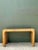 Wood Vintage Rattan Waterfall Console Table For Sale - Image 7 of 12