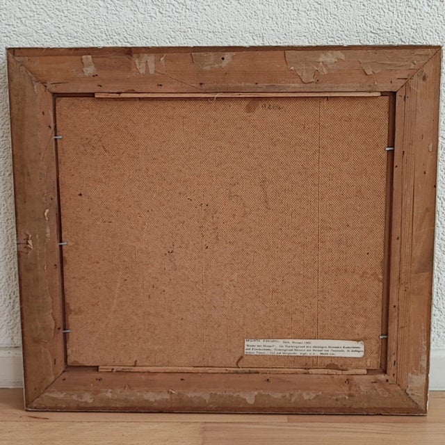 Ezelino Briante, Côte près de Naples, Oil on Wood, Framed For Sale - Image 9 of 11