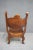 Victorian Quarter Sawn Oak Savonarola Chair For Sale - Image 12 of 12