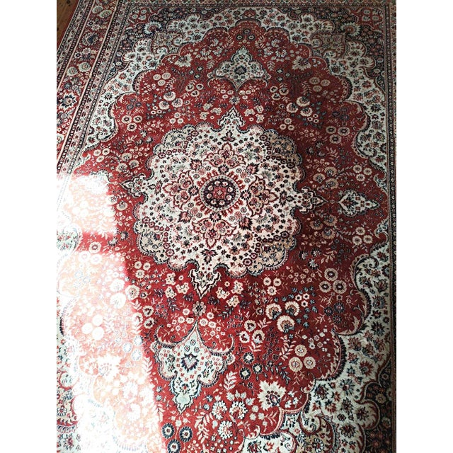 Large Vintage Wool Rug, France, 1970s For Sale - Image 4 of 16
