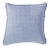 Anaya Chambray Blue Soft Linen Pillow 20x20 For Sale