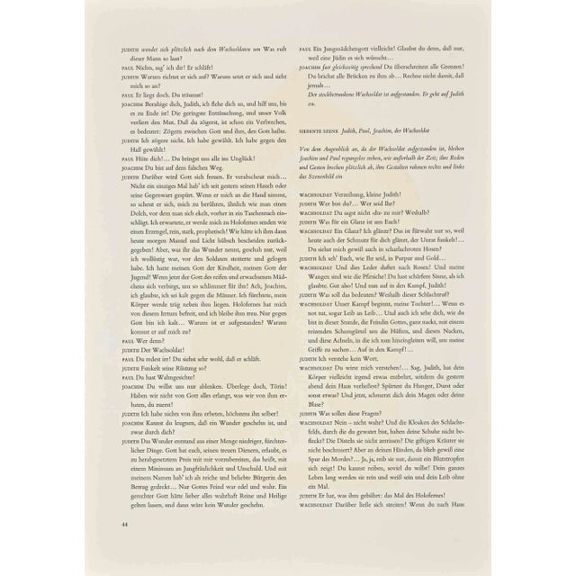 Holopherne, lithograph on Arches paper realized by Dorothea Tanning in 1972. Belongs to the suite "Judith". Limited...