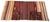 Vintage hand-woven wool tribal kilim, featuring elegant traditional geometric patterns and a rich color combination of...