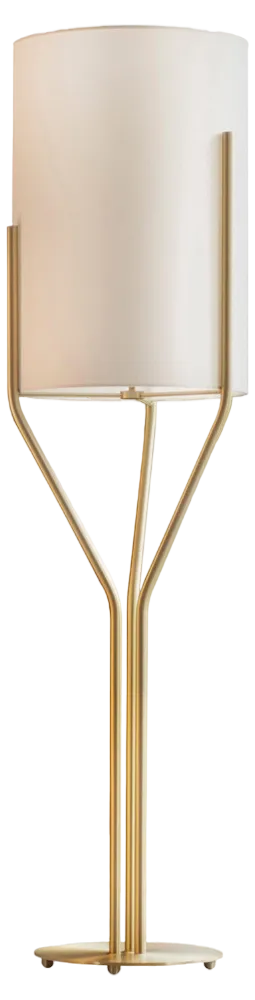 Arborescence L Satin Brass Floor Lamp by Hervé Langlais