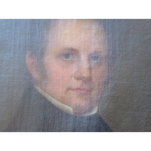 Wood 19th Century American Portrait For Sale - Image 7 of 7