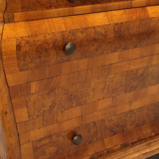 Trumeau in Walnut and Walnut Burl For Sale - Image 9 of 14