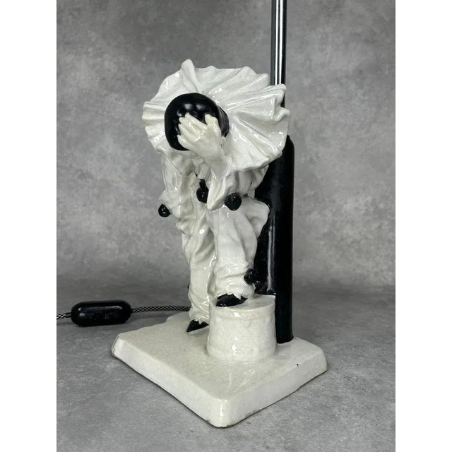 Art Deco Table Lamp by Emanuel Kodet Julián for Bechyně, 1930s For Sale - Image 8 of 13