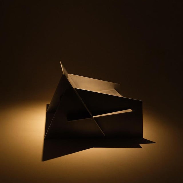 Metal Remus Aluminium Armchair by Bureau of Entropy For Sale - Image 7 of 9