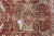 Antique Persian Heriz Rug Featuring Geometric Medallion Design in Rust and Ivory 4'8 X 6'2 For Sale In Atlanta - Image 6 of 13
