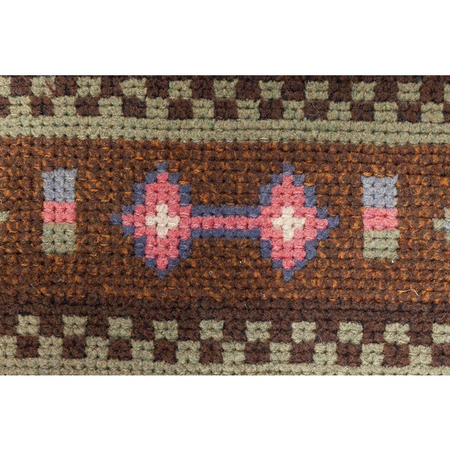 Textile 1950's Swedish Pile Rug Doris Leslie Blau For Sale - Image 7 of 9