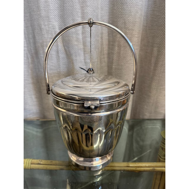 Mid-Century Modern Midcentury Handled Ice Bucket For Sale - Image 3 of 6