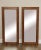 High Quality Vintage Pair of Carved Mahogany Frame Mirrors By Century Furniture Company (Not Labeled)