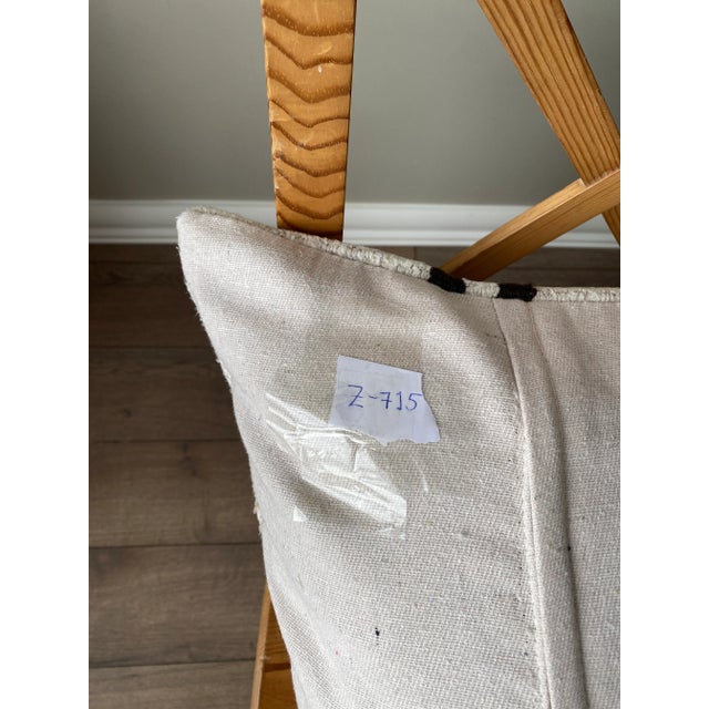 Vintage Hemp Turkish Patchwork Pillow Cover For Sale - Image 6 of 7
