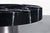 Black Italian Modern Round Faux Marble and Steel Coffee Table by Willy Rizzo For Sale - Image 8 of 12
