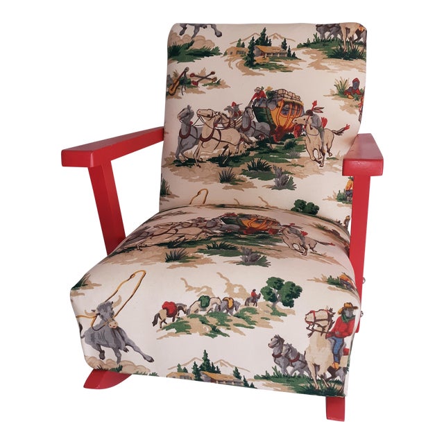 1950s Vintage Child's Rocking Chair Chairish