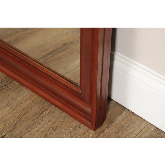 Brown Henkel Harris Traditional Carved Cherry Wall Mirror For Sale - Image 8 of 12
