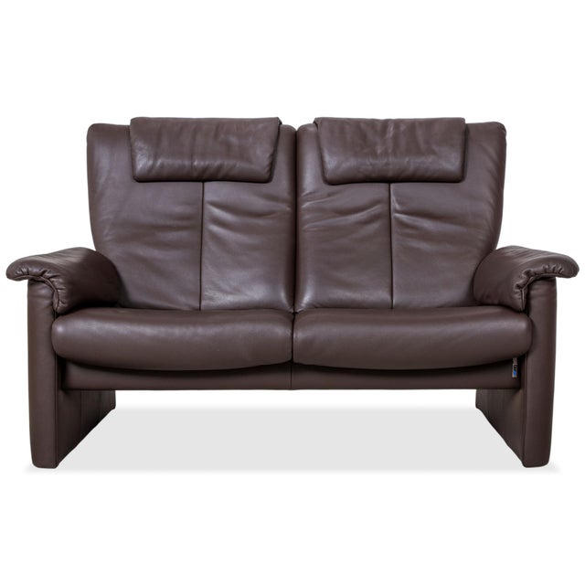 Two-Seater Leather Sofa from Erpo Milano For Sale - Image 12 of 12