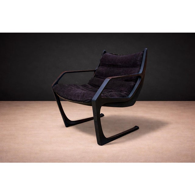 Fixed "Commander" Armchair in Metal, Jorge Zalszupin, 1970s For Sale - Image 11 of 11