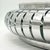 1970s Space Age Chrome Mirror with Integrated Lighting, Italy, 1970s For Sale - Image 5 of 15