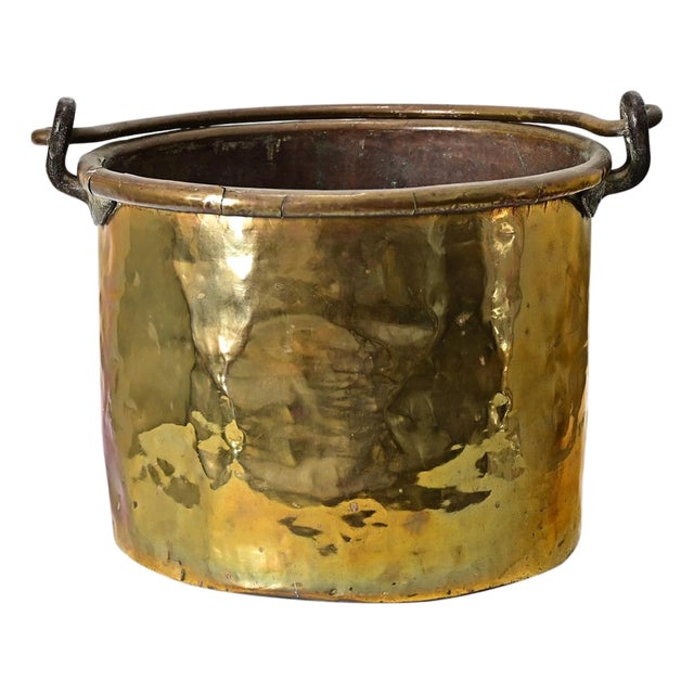 French 19th Century Brass Cooking Pot For Sale