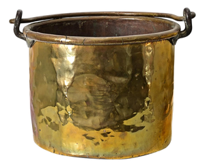French 19th Century Brass Cooking Pot