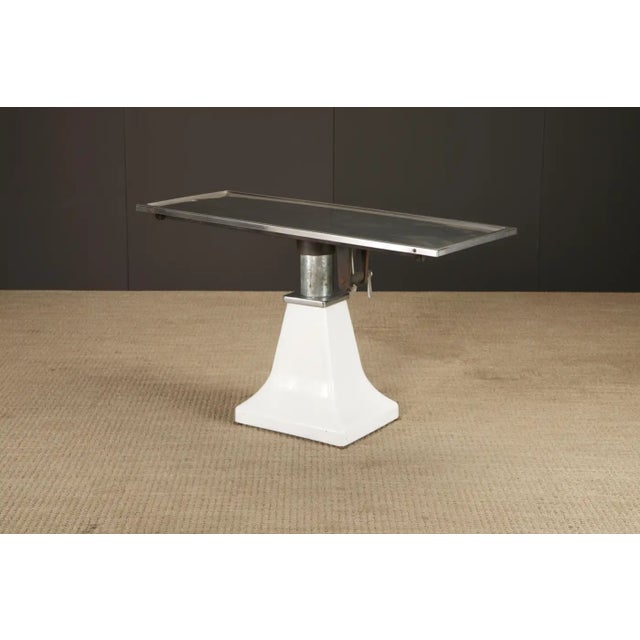 Industrial Shor-Line Hydraulic Lift Operating Table, Usa, C. 1958 For Sale - Image 13 of 16