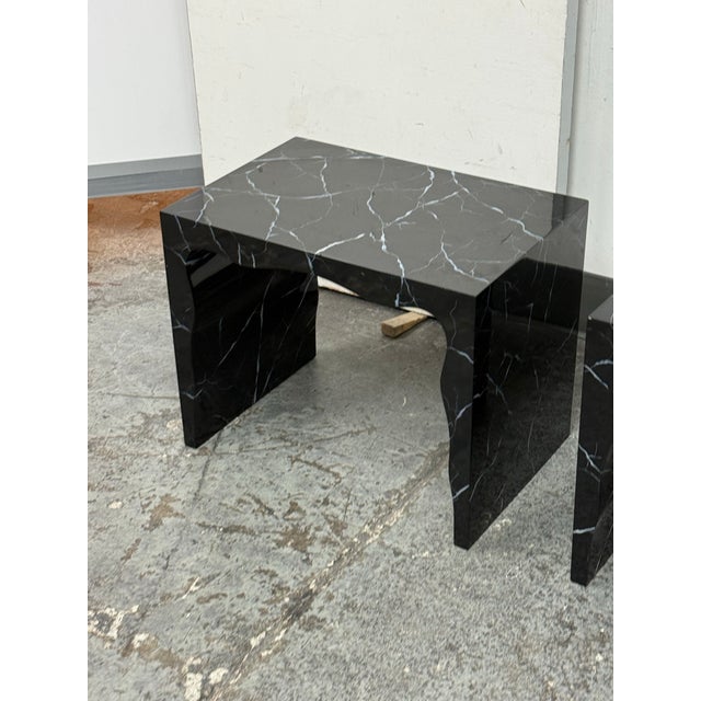 Made Goods Foster Benches/Side Tables, Pair For Sale - Image 9 of 12