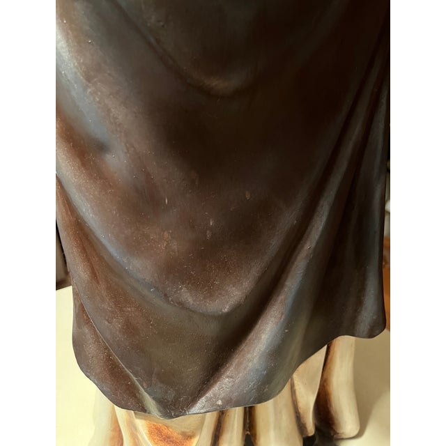 Late 20th Century Granny Chef Statue With Serving Tray Display Piece For Sale - Image 14 of 15