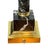Stone Vintage Brass and Marble Counter-Balance Desk Lamp For Sale - Image 7 of 13