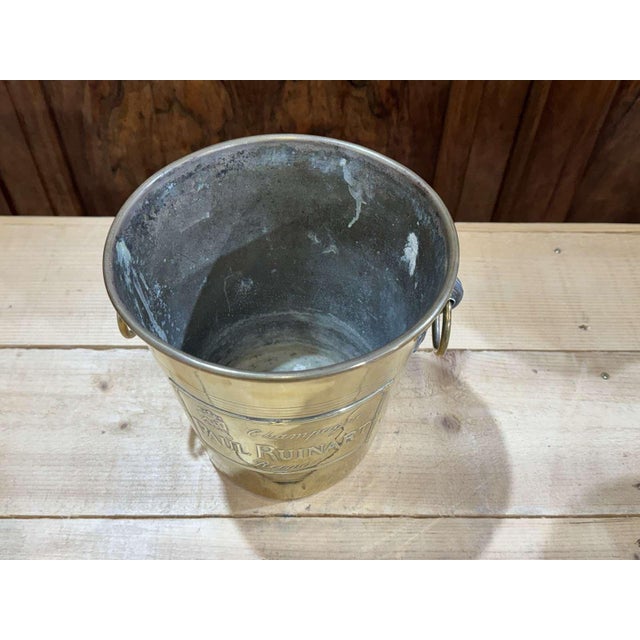 Brass Champagne Bucket by Paul Ruinart, 1930s For Sale - Image 4 of 7