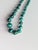 African Vintage Malachite Necklace Graduated Beads Spaced With Glass Beads, 22" For Sale - Image 3 of 4