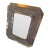 Vintage Chrome and Snakeskin Picture Frame For Sale