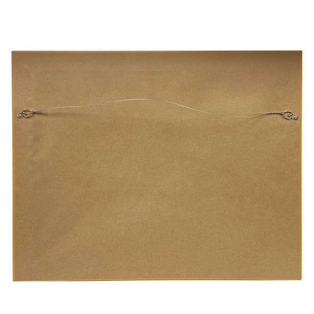 Not Yet Made - Made To Order American Privateer Topaz Framed Canvas Print in Ornate Antiqued Gold Frame. A 16" X 20" Framed to 21-3/4" X 25-3/4". For Sale - Image 5 of 6