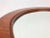 Mid-Century Modern Mid-Century Danish Elliptical Mirror in Teak, 1960s For Sale - Image 3 of 8