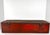 Red Early 20th Century Farmhouse Red Dovetail Trunk Box For Sale - Image 8 of 17