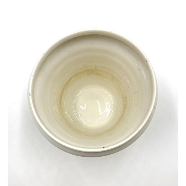 Rustic European Vintage Petite Italian Ceramic Jardiniere Cachepot For Sale - Image 3 of 6