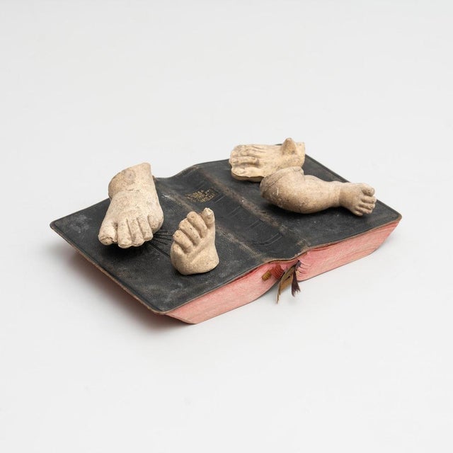 Cabinet of Curiosities Book Sculptural Artwork, 1950s For Sale - Image 10 of 18