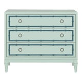 Casa Cosima Emma Nightstand, Palladian Blue and Blue Danube For Sale